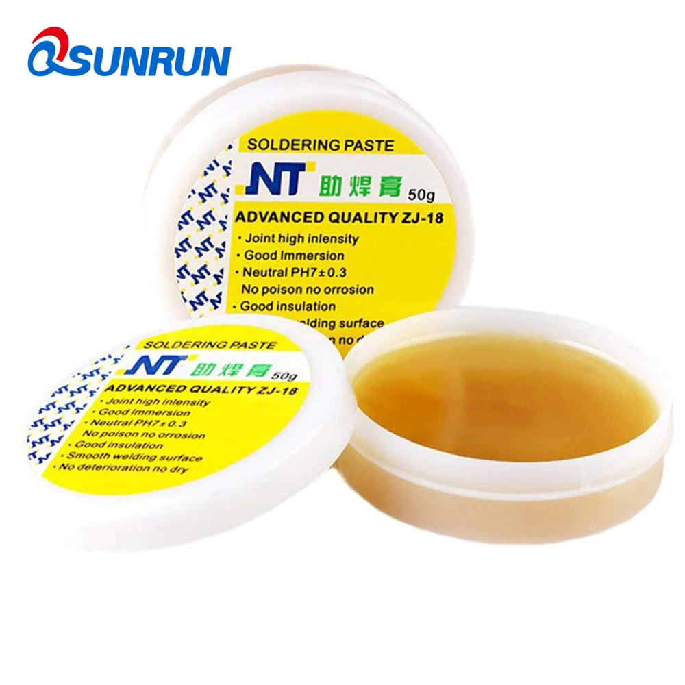 QSUNRUN 1 шт. паяльная флюсовая паста 50 г для металлической сварки электронная пайка