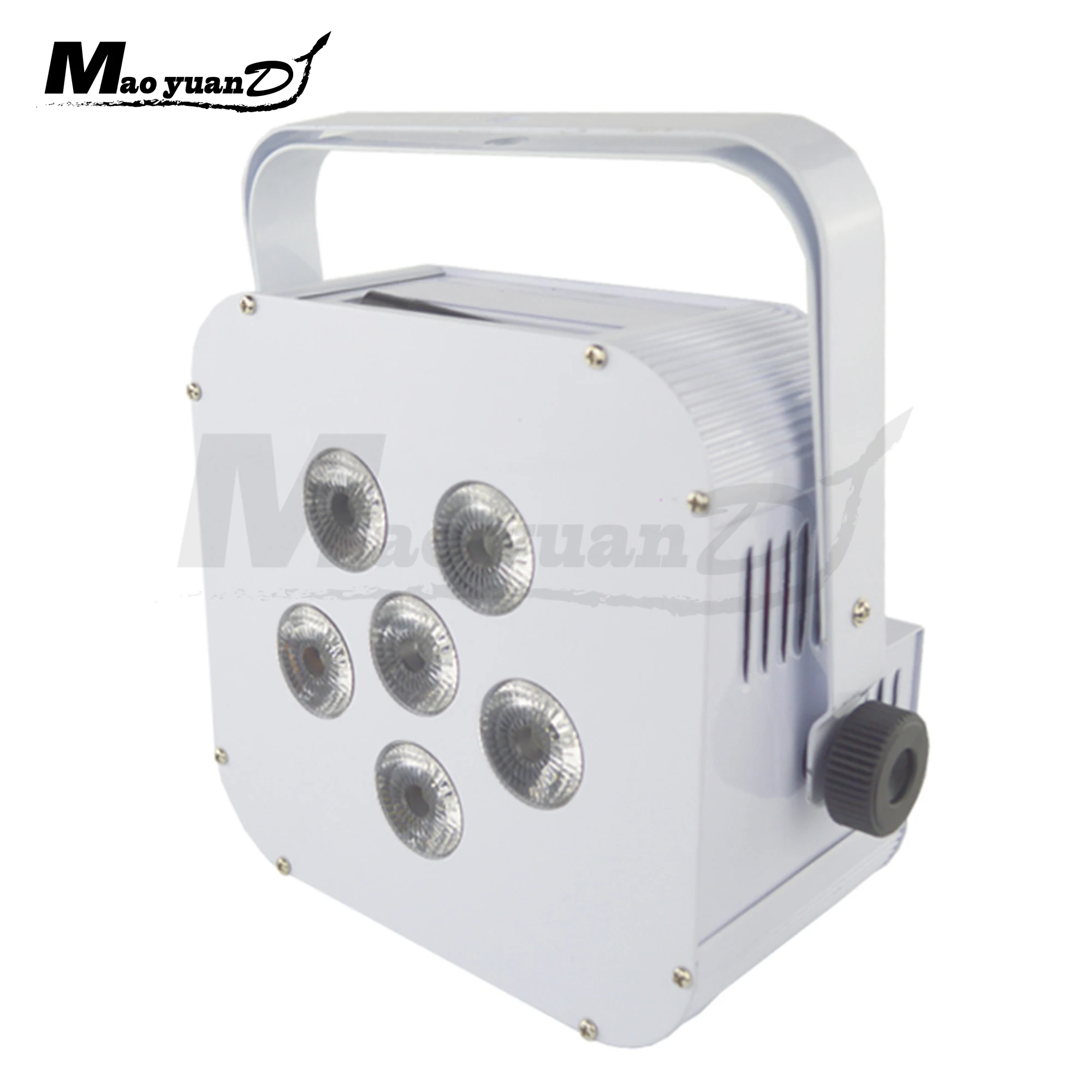 

6*18W 6in1 RGBWA UV DMX Wireless battery recharge Flat par Lights with remote control DJ party events Led Stage Lighting