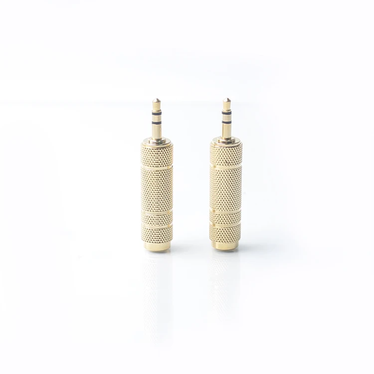 3.5mm male to 6.5mm female audio adapter (2)