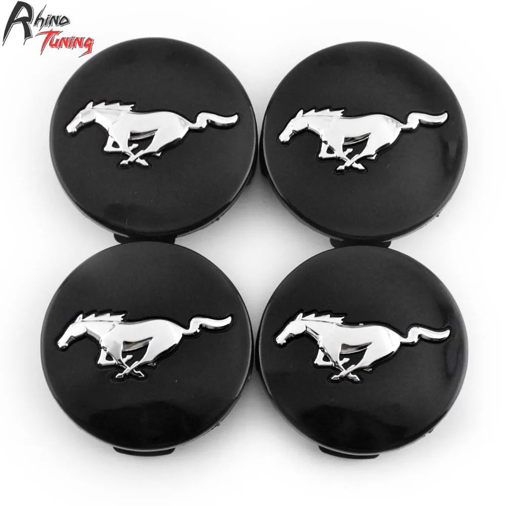 4pcs 55mm 52mm Mustang Wheel Center Cap for Rims For FR3C 1A096 AC 2015