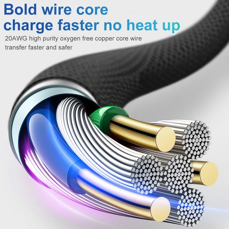 MCDODO 4A поддержка VOOC Micro USB кабель быстрое зарядное устройство Кабель Microusb для Samsung