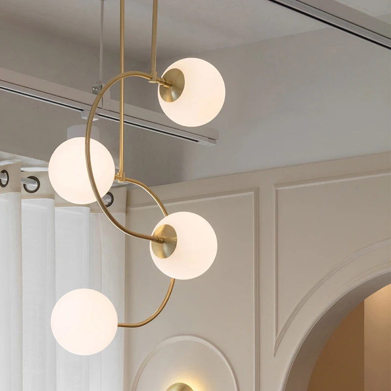  Post Modern Chandelier Lighting LED Designer Droplight Nordic Lustre Globle Hanglamp Living Room Be - 32951987393