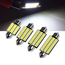 1 шт. C5W светодиодный внутренний светильник гирлянда светильник 31 мм 36 мм/39 мм/41 мм C10W Автомобильный светодиодный 4014 SMD 24/30/36/39 светодиодный s Doom настольная лампа светильник 12V