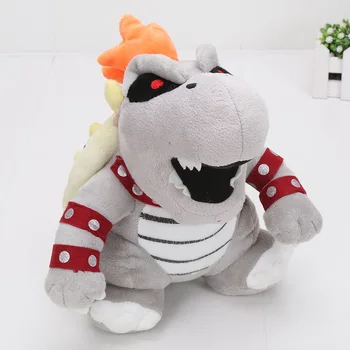 

30pcs/lot Super Mario 3D Land Bone Kuba dragon Plush Toy Bolster Cartoon plush stuffed dolls