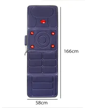 Full body massage pad electric massage machine automatic massage mattress back massager blanket 9 motors heating cushion