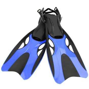 

Swim Fins For Adult Adjustable Swimming Frog Shoes Silicone Professional Dive Team Open Diving Snorkeling Long Diving Flippers