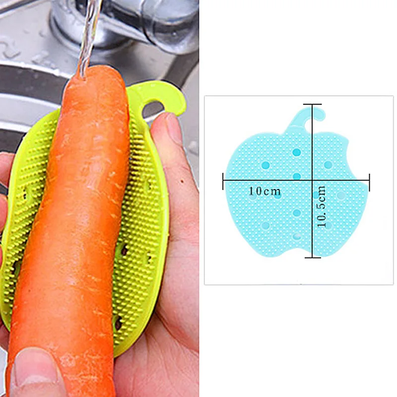 

Hot Fruits Vegetables Cleaning Brushs PVC Diameter Fruits Vegetable Brushes Tools Kitchen Accessories MDD88