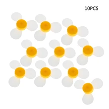 10 шт. 72 мм прозрачное мягкое лезвие DIY пропеллер модель игрушки запасные части