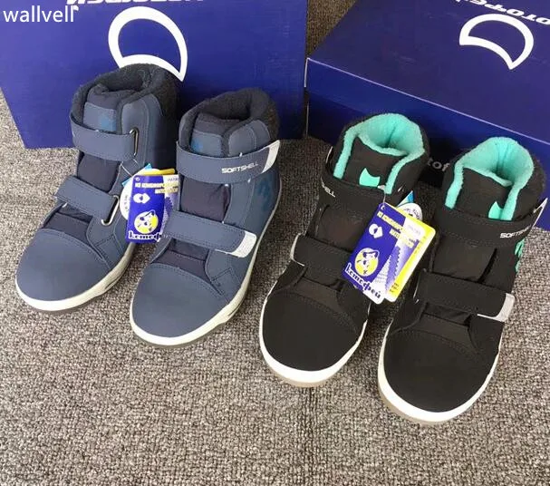 

wallvell Export to Russian children's real wool snow boots boys snow boots non-slip waterproof