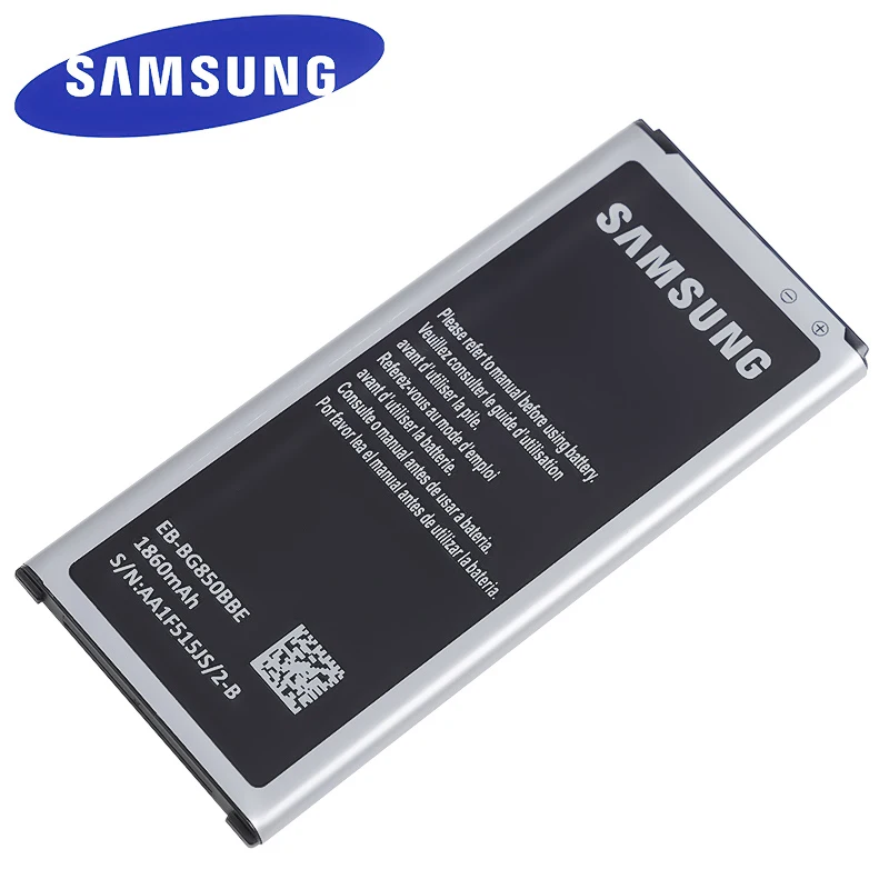 EB-BG850BBE 1860 мА/ч, аккумулятор samsung для samsung Galaxy Alpha G850 G850F G850A G850W G850S G850K G850L G850T с NFC