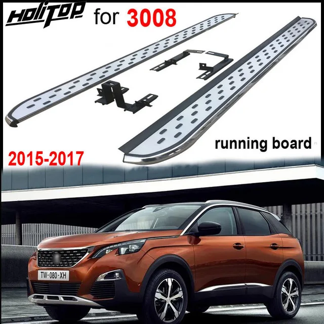 Автомобильная Беговая доска, боковая ступенька, педали для peugeot 3008-, высокое качество от ISO9001 большой фабрики. в Азию