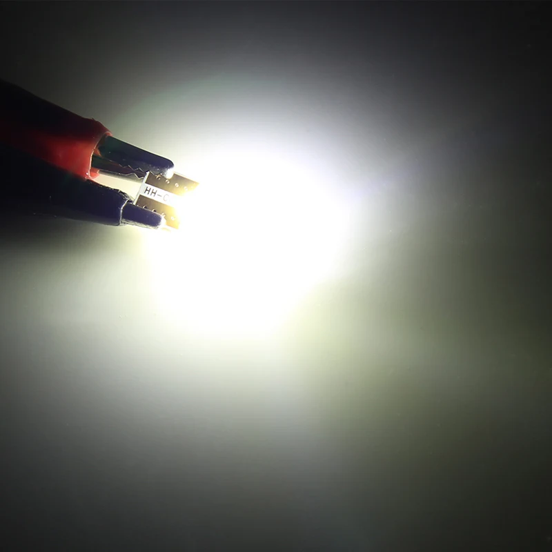 10 шт. Автомобильные светодиодные лампы T10 W5W COB 194 168 8 SMD для подсветки
