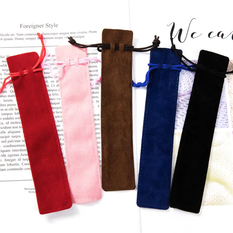 2 шт./лот плюшевый школьный пенал тканевый etui a мелки кожаный stifte tasche бумажник для