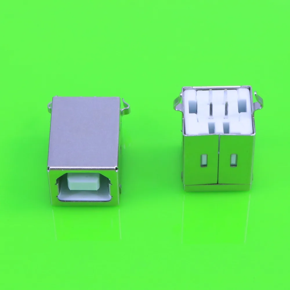 YuXi 180 градусов Usb Разъем B Тип 4Pin вертикальный USB разъем для принтера квадратной