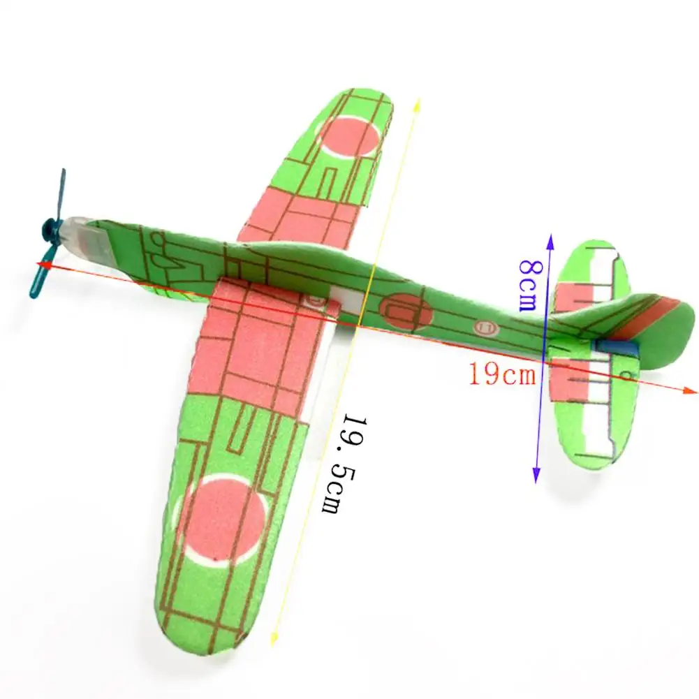 

DIY Assembled Aircraft Model Hand-Made Material Foam Hand Throwing Aircraft Technology Children Toys Random Color Outdoor Toys