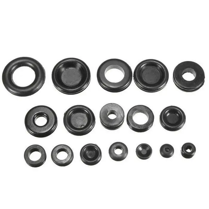 250Pcs Rubber Grommet Firewall Hole Plug Set Wire, etc Electrical Pcs/Set Wire Gasket Casual, Work, etc Fashion