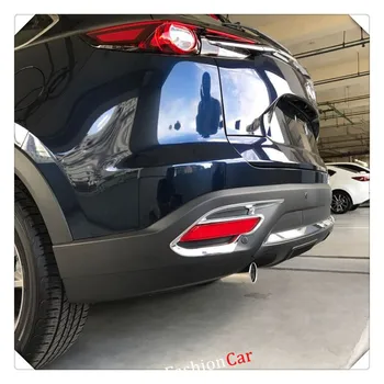 

For MAZDA CX-9 2016 2017 2018 ABS Chrome Rear Fog Light Surround Trim Cover 2pcs/set car styling accessories
