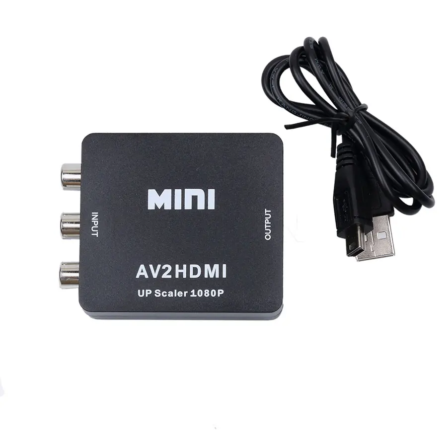 Resultado de imagen para 2015 Hot Mini Composite VCBS to AV2HDMI Audio Converter RCA/AV to HDMI Male to Female Adapter Converter Switch Box 720P 1080P