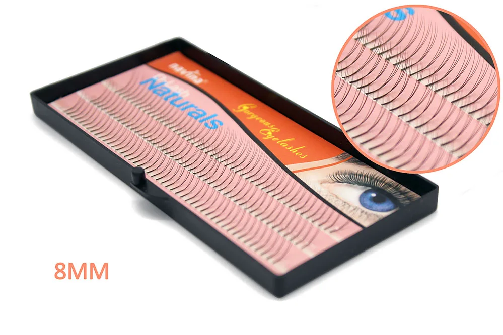 

135 Strips/CASE NAVINA Makeup Individual False Eyelash Extension Tool Fake Eye Lashes 8mm/10mm/12mm Non Knot D-Lash 0.15mm