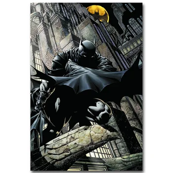 

Batman Superhero Comic Art Silk Fabric Poster Print 13x20 24x36inch Anime Picture for Room Wall Decoration 022