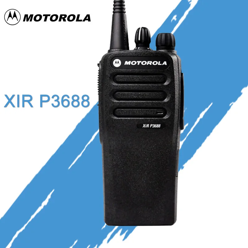 Motorola XIR P3688 цифровая/аналоговая рация Двухдиапазонная водонепроницаемая и Пыленепроницаемая Высокая мощность портативный приемопередатчик