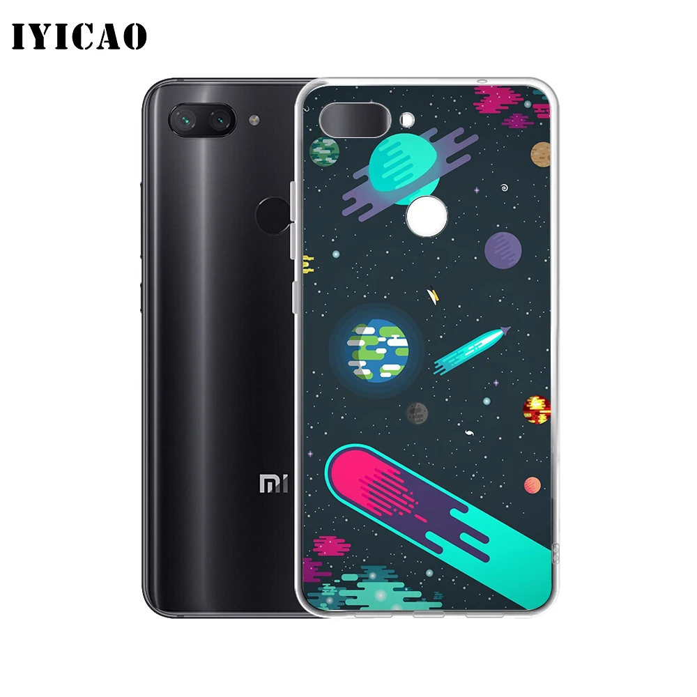 Мягкий силиконовый чехол для телефона IYICAO niverse Planets Stars Xiaomi Redmi 4A 5A 6A Note 7 6 5 Pro Plus 4X