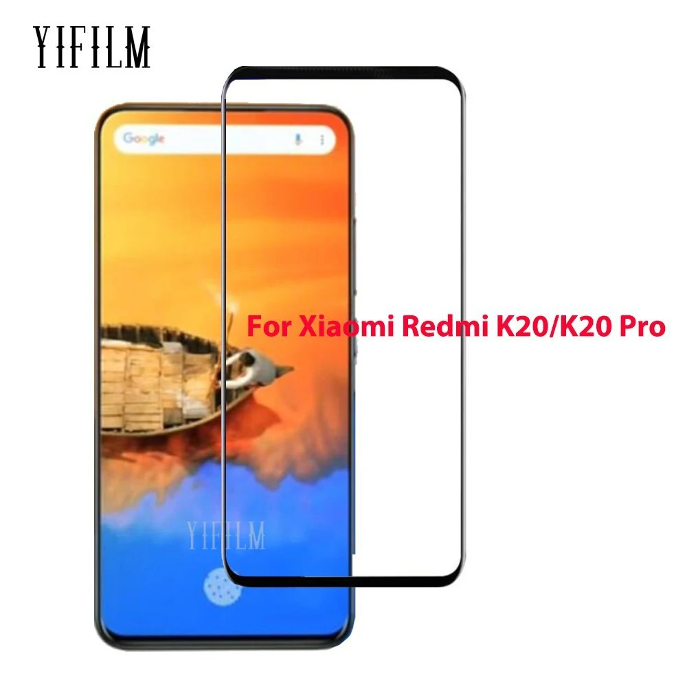 

For Xiaomi Redmi K20 Pro 2.5D Full Coverage Screen Protector Scratch Proof K20 Mobile Phone Prefect Black Full Covered Film
