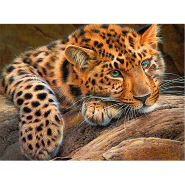 Leopard Embroidery Cloth Stickers Animal Embroidery - Temu