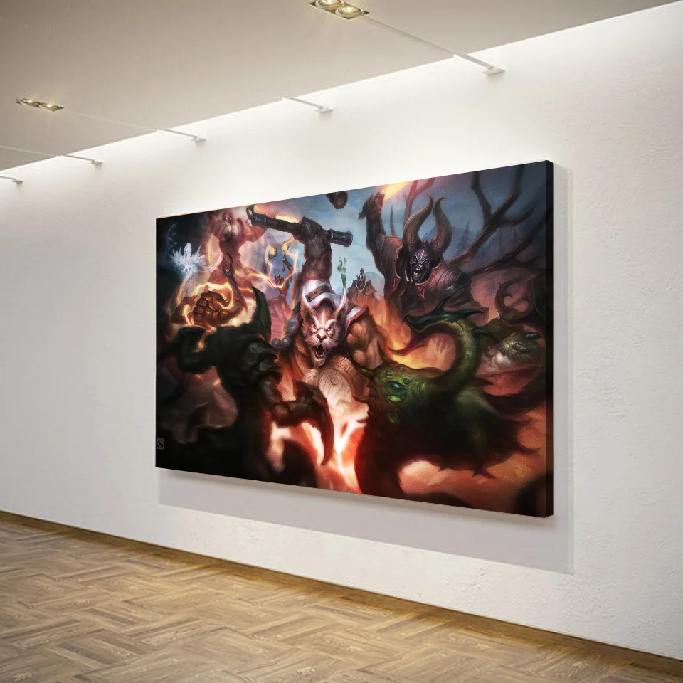  1 Piece Canvas Painting Dota Lucifer Doom Mangix Poster Wall Art and Prints Home Decor Wall Picture