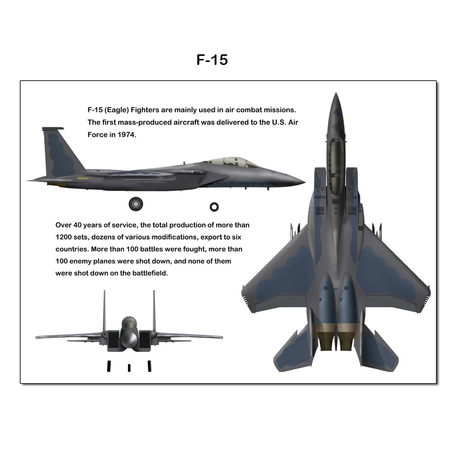 F14 Tomcat A3 Aircraft Poster Print A4