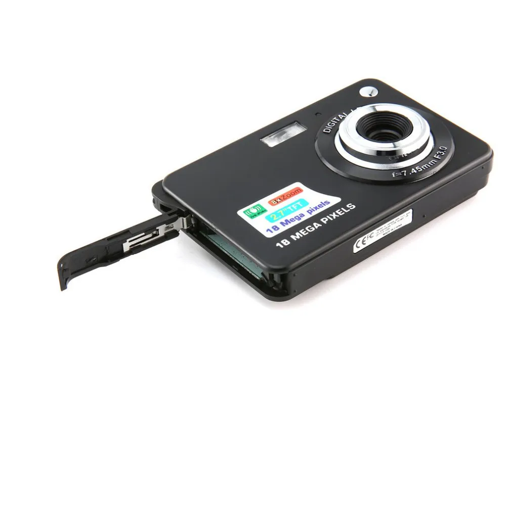 2,7 дюймов ультра-тонкий 18 МП HD Цифровая камера видеокамера Студенческая цифровая камера s для детей лучший подарок