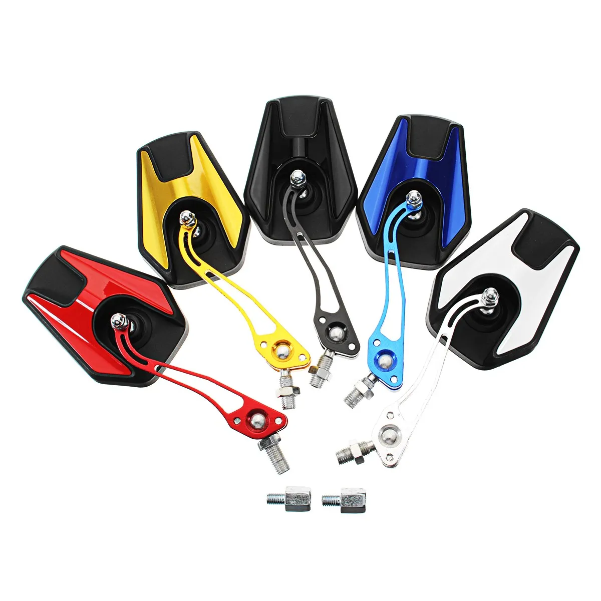 

Universal 10mm/8mm Aluminum Alloy Motorcycle Rear view Mirror Side Mirror For Motocross Electric bike Scooter ATV Off-road