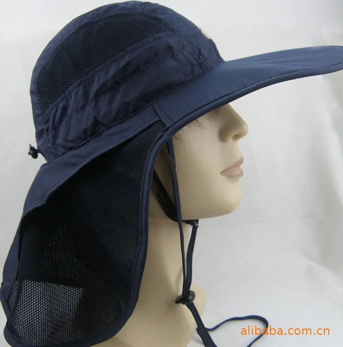 Hot summer sun hat! Long visor outdoor sun UV protection hat with