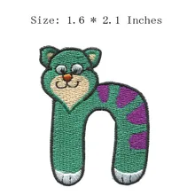 N и cat 1," широкие новые шрифты вышивка патч для пользовательских персонализированных/железа на ткани/Заплатки с текстом