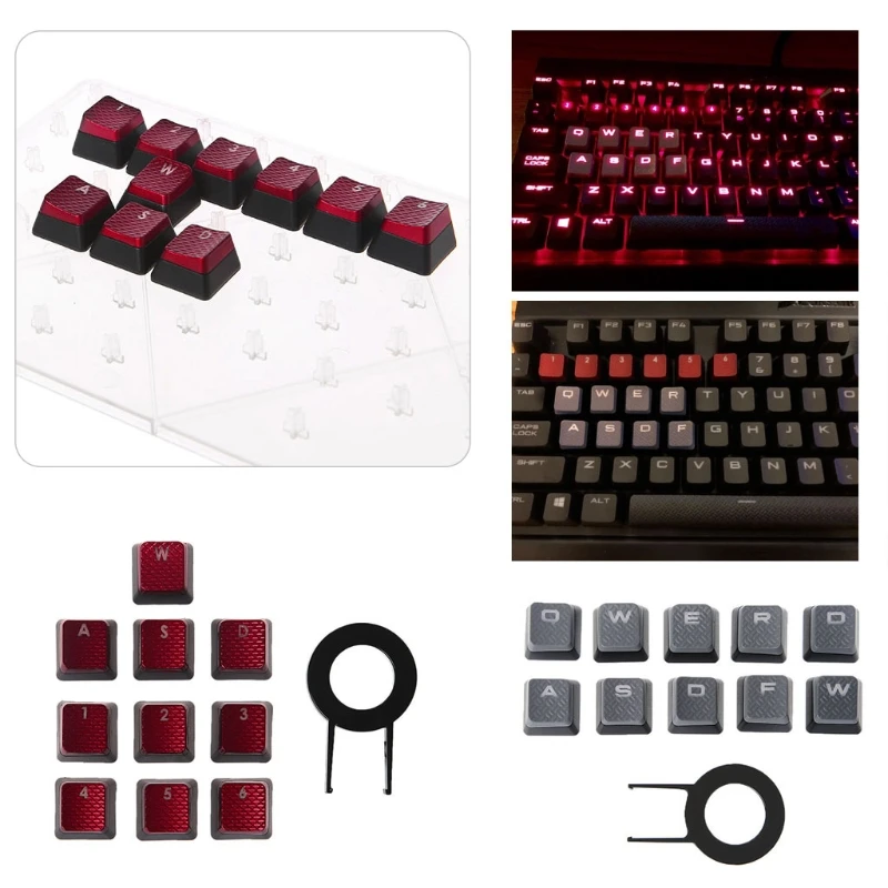 10 шт./упак. колпачки клавиш для механической клавиатуры Corsair K70 K65 K95 G710 RGB STRAFE |