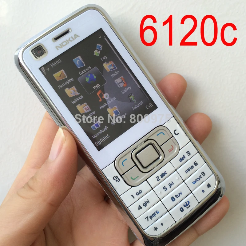 Nokia 6120 классический Symbian OS смартфон разблокированный 3g Nokia 6120c мобильный телефон