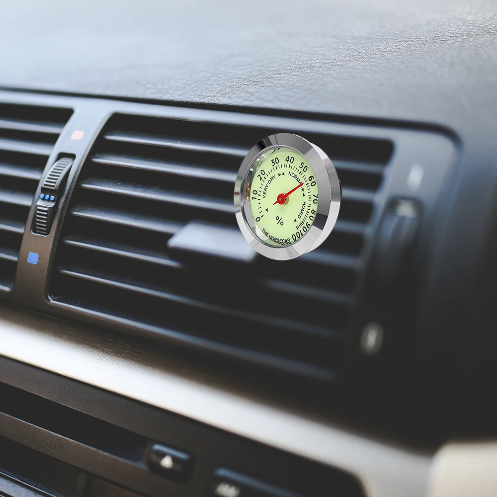 YOSOLO, Автомобильные украшения, светящийся термометр, гигрометр, крепление на вентиляционное отверстие, аксессуары для автомобиля, аксессуары для интерьера, автомобильные часы