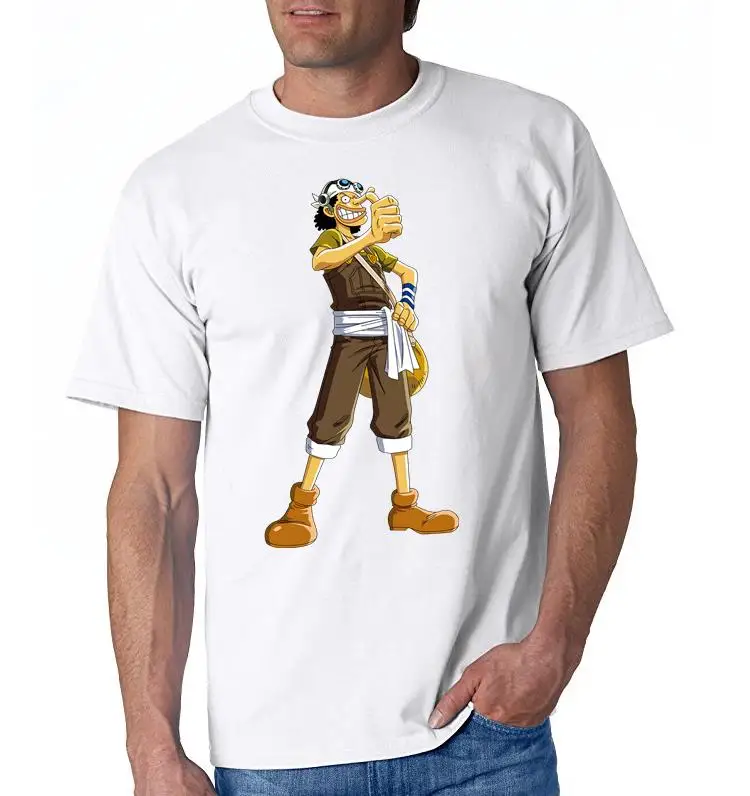 Аниме Новые Поступления Мода Горячие Продажа майка Творческий Комиксов One Piece Usop