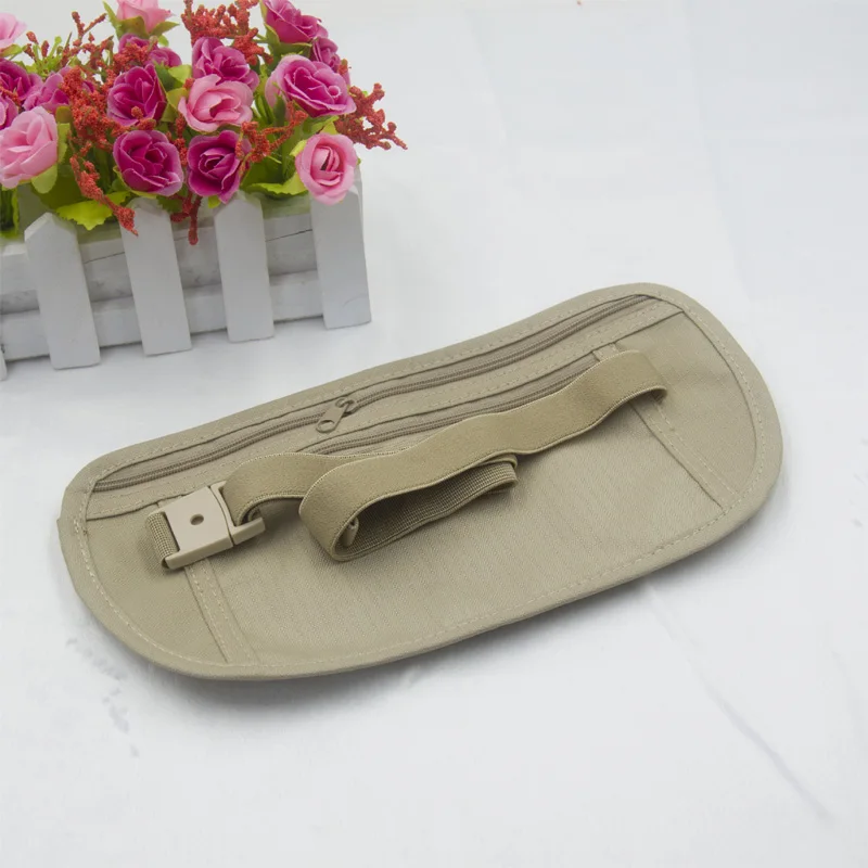 

Multifunctional Waterproof Hidden Wallet Cloth Slim Secret Security Outdoor Closefitting Pockets Passport Money Useful Travel