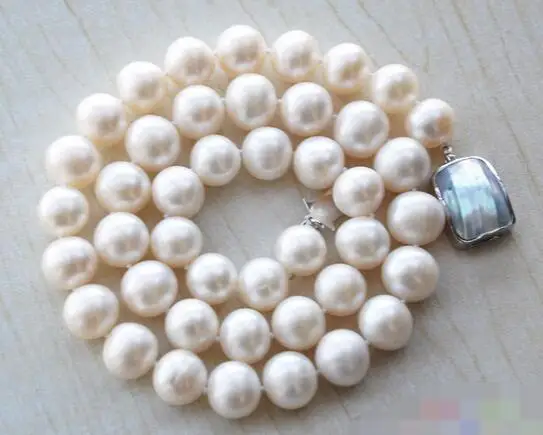 

song voge gem nanJ0540 ROUND WHITE FRESHWATER PEARL NECKLACE MABE