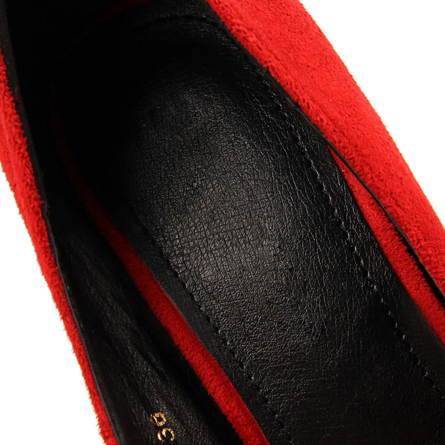 Plardin/Новинка; Женская обувь в сдержанном стиле; милые модные женские вечерние туфли из замши на меху; женские туфли-лодочки на тонком высоком каблуке