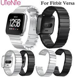 Frontier ремешок из нержавеющей стали для Fitbit Versa Смарт часы Браслет замена металлические браслеты аксессуары ремешок для часов