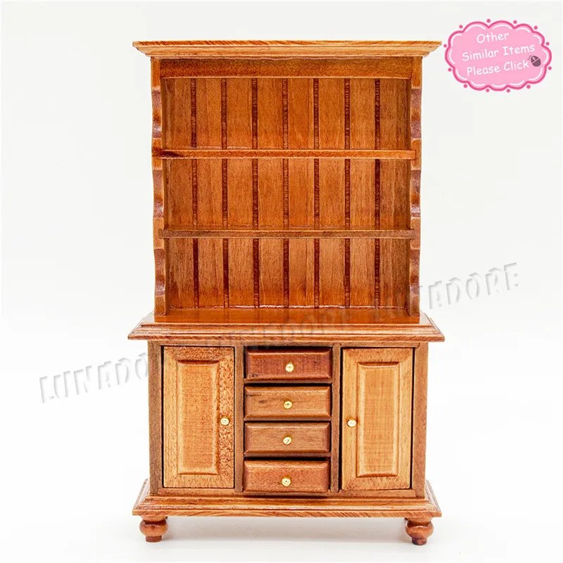 Odoria 1:12 миниатюрные белые кухонные шкафы с рабочим ящиком шкаф стеллажи мебель аксессуары для кукольного домика