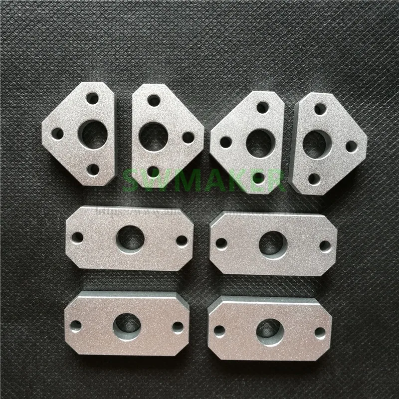 Makerbot Replicator Flashfoge/Ctc Di Aggiornamento Di Alluminio Di Cnc X/Y Asse 8 Millimetri Anello Di Guida Aste Esteso Anello Di Guida Kit