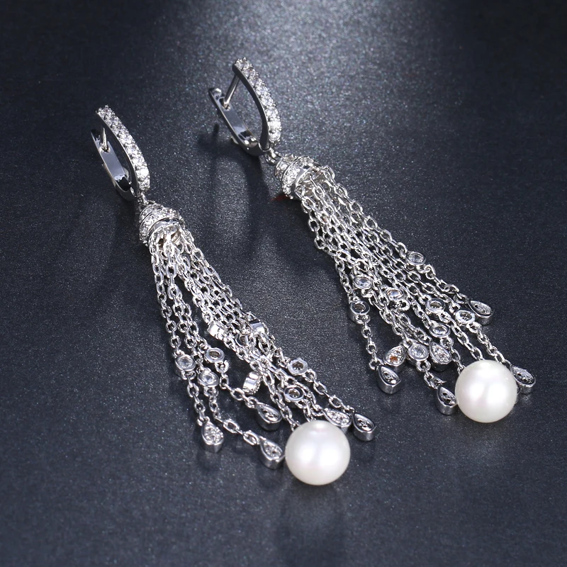 EMMAYA новые серьги подвески с длинной цепочкой и кисточками|dangle earrings|fashion dangle