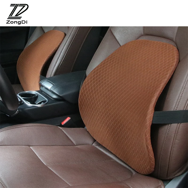 ZD Car Seat Wire Lumbar Cushion Pillow Soft Back Support For Volvo S60