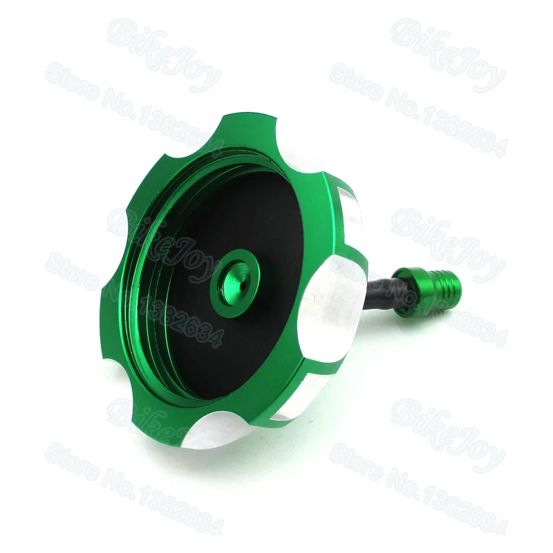 Motorcycle Green Gas Fuel Tank Cap Cover For Kawasaki KFX 450R 2008