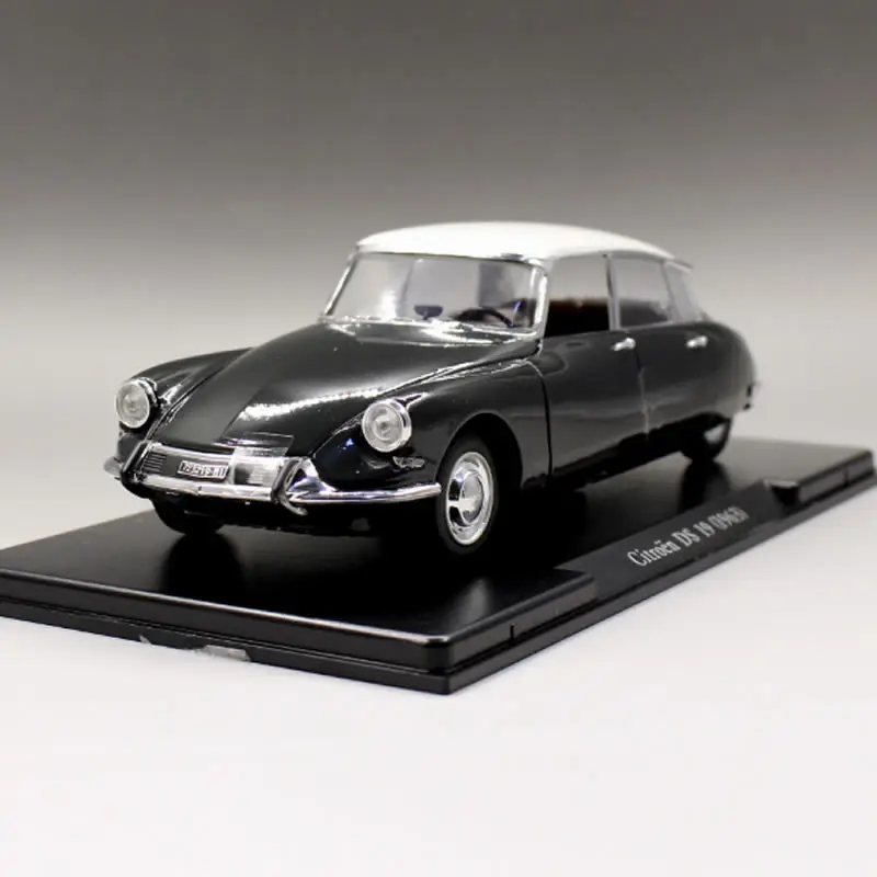 Белая коробка 1:24 1963 DS citroen 19 черный классический бутик сплава игрушки для детей Детские игрушки модель оригинальная коробка