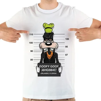 

anime goofy Donald funny tshirt men summer new white short sleeve casual homme cool couples t shirt