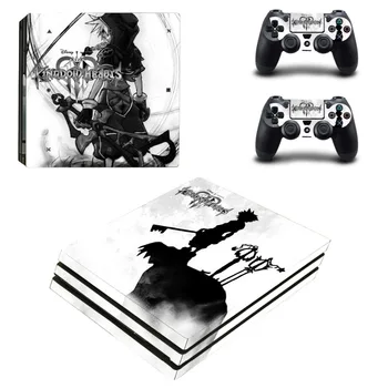 

Kingdom Hearts 3 PS4 Pro Stickers Vinilo Sticker PS 4 Play station 4 Pro Skin For PlayStation4 Pro Console and Two Controller